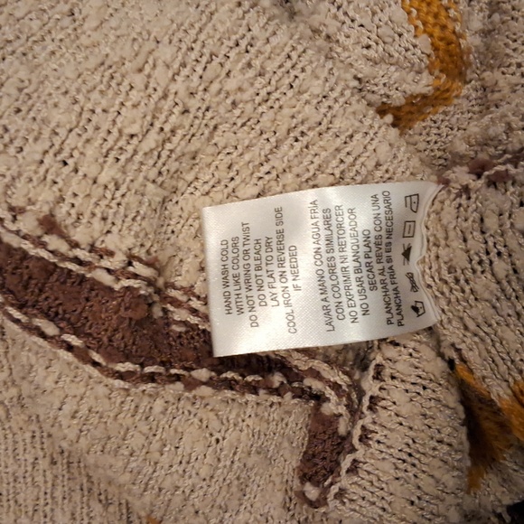 MASON & BELLE BOUCLE KNIT SWEATER SIZE LARGE - Picture 7 of 7